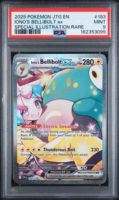Iono's Bellibolt ex #183 PSA 9