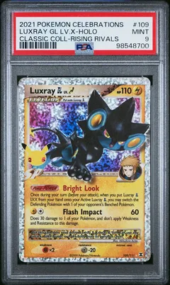 Luxray GL LV.X #109 PSA 9